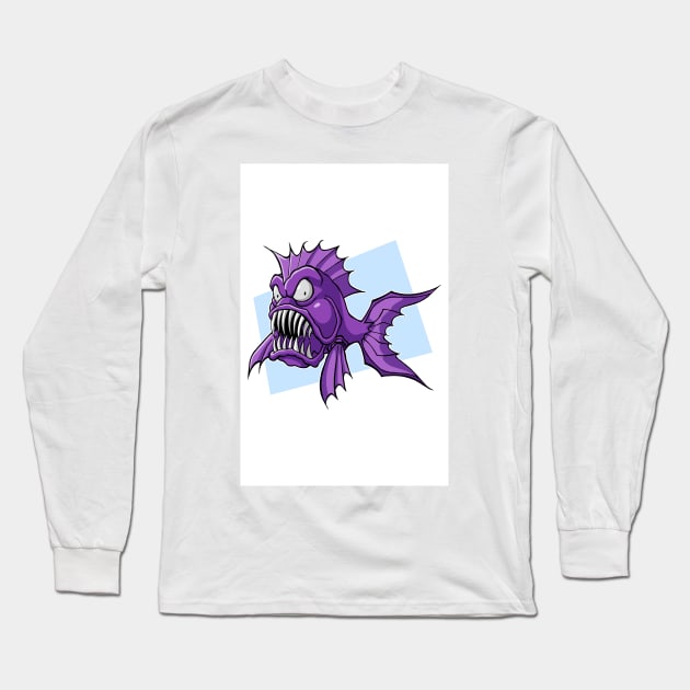 Piranha-Cuda Long Sleeve T-Shirt by traderjacks